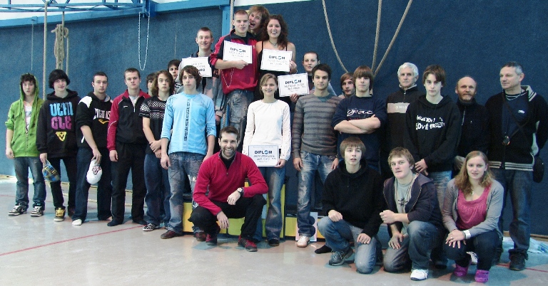 9. 12. 2010 - SPŠ Trutnov - Školní kolo ve šplhu